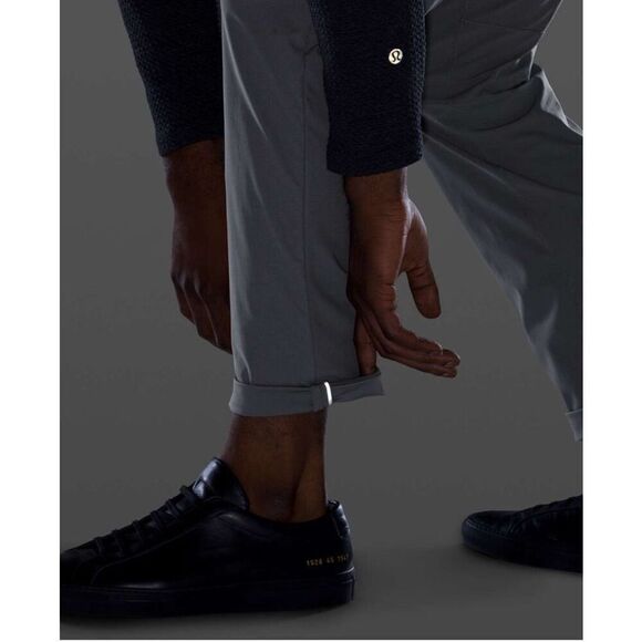 Lululemon Commission Pant Classic Asphalt Grey, Men’s Size 38 Warpstream - Picture 3 of 11